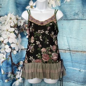 Anthropologie Hazel brand beautiful tank w/ lots of fun details, unique …